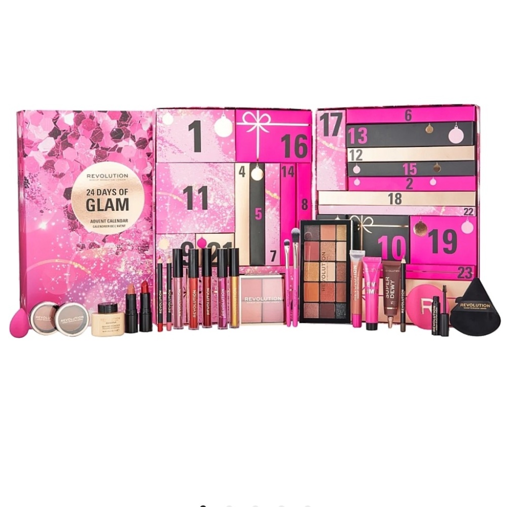 Makeup Revolution 25 Days of Glam Advent Calendar NEW